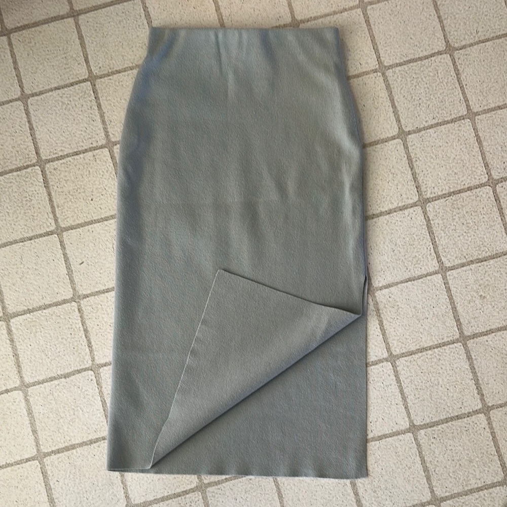 Express Elegant blue Gray Pencil Skirt